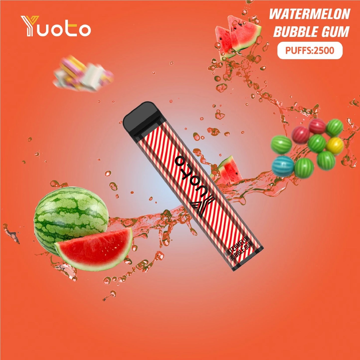 YUOTO WATERMELON BUBBLEGUM